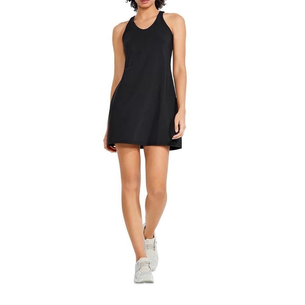 NIC+ZOE Active Flexfit Dress Women's V-neck Sleeveless Racerback Pullover Size S - Picture 3 of 14